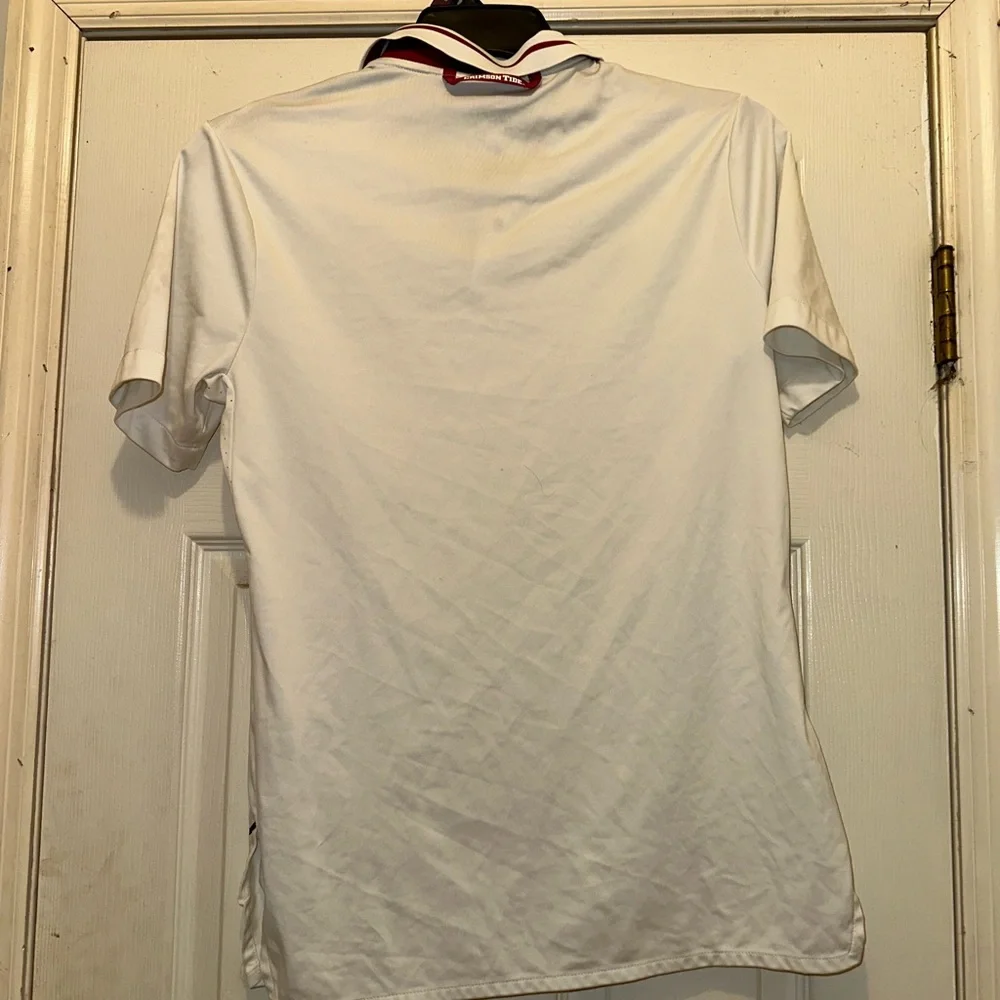 Men's Nike Cream Alabama‎ Crimson Tide Rivalry Performance Polo small